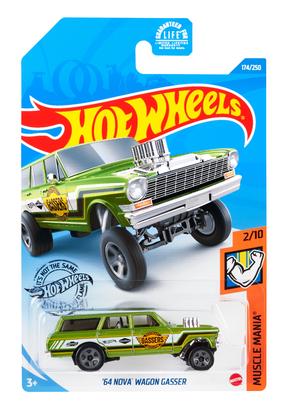  Mängu maastur Mattel Hot Wheels 5785, (värv/disain valitakse juhuslikult)