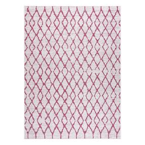 Ковер комнатные Hakano Vinea Grid, кремовый цв./розовый цв., 170 см x 120 см