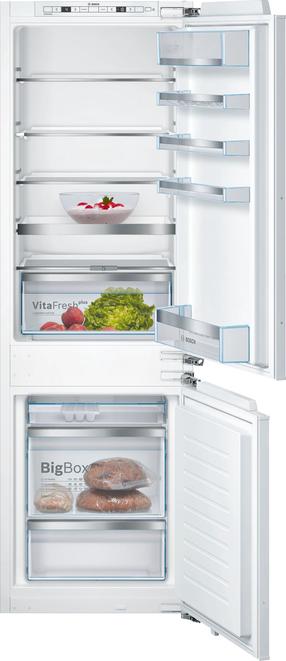 Integreeritav külmik sügavkülmik all Bosch KIS86AFE0