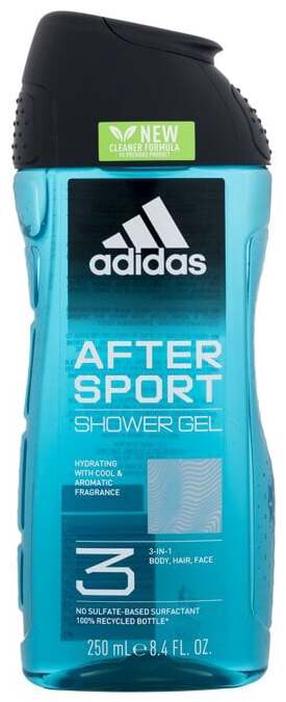 Kūno prausimosi želė vyrams Adidas After Sport, 250 ml