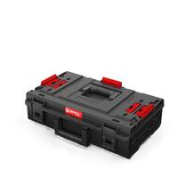 Įrankių dėžė Qbrick VARIO 200, 58.5 cm x 38.5 cm x 17.1 cm, juoda sp./raudona sp.