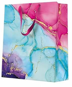 Dāvanu maisiņš Paw Decor Collection Premium Watercolor Dream, 20 cm x 25 cm x 10 cm, daudzkrāsaina