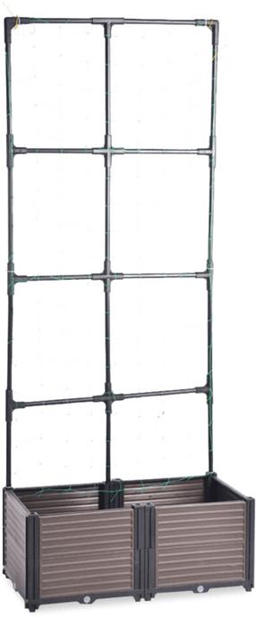 Pakelta lysvė, su atrama augalams Cultivo Grow Flat Set, 84 cm x 42 cm x 180 cm
