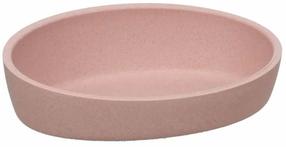 Bļoda dzīvniekam Flamingo Kaunis, 0.27 l, 16 cm x 16 cm x 4.5 cm, rozā krās.