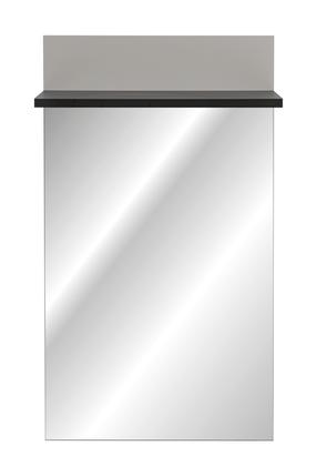 Peegel ASM Hugo E, rippuv, 60 cm x 106.5 cm, valge v./must v.