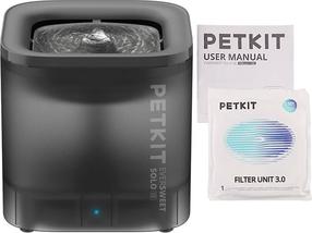 Gertuvė - fontanėlis Petkit Eversweet Solo, išmanusis, 1.8 l, 16 cm x 16 cm x 15.4 cm, pilka sp.