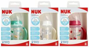 Бутылочка Nuk First Choice Learner, 150 мл, 6+ мес., (цвет/дизайн выбирается случайным образом)