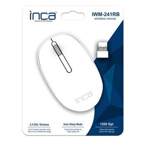 Bezvadu datora pele Inca IWM-241RB, balta krās.