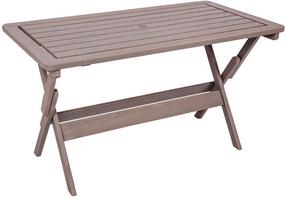Lauko stalas Heini-4 070, pilka sp., 130 cm x 70 cm x 73 cm