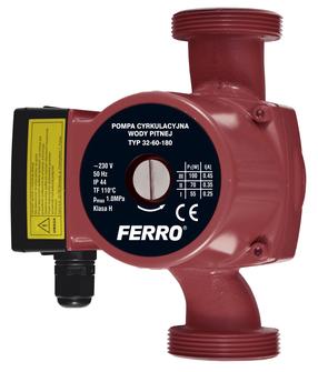 Cirkulācijas sūknis Ferro 32-60-180, 100 W