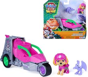 Figūriņu komplekts, ar piederumiem Spin Master Paw Patrol Skye Dino Rescue Jet 6075758, rozā krās.