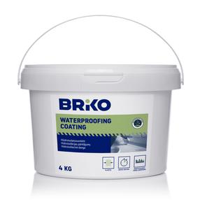 Hidroizolācijas mastika Briko HD, 4 kg