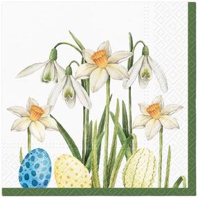 Popierinės servetėlės PAW Easter Garden, 33 cm x 33 cm, įvairių spalvų, 20 vnt.