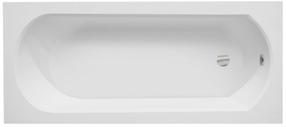 Vanna, iebūvējams Besco Intrica Slim 160, 160 cm x 75 cm x 41 cm, taisnstūris, balta krās.