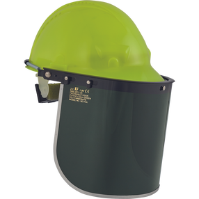 Защитная каска Cerva FC48G5 PC IR5, черный цв./зеленый цв.