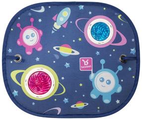 Saules aizsegs automašīnas logam BenBat Space Collection, zila krās.