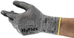 Darbo pirštinės atsparios įpjovimui Ansell HyFlex 11-801, suaugusiems, pilka sp., 11