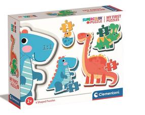 Dėlionė Clementoni My First Puzzles Dinosaurs, įvairių spalvų, 14 vnt.