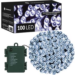 Jõulutuled Springos CL4031, 10.5 m, külm valge v., 100 LED