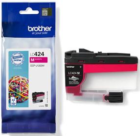 Tinte Brother LC424M, fuksīna (magenta) krās.