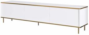 TV skapītis Kalune Design Imaj, zelta krās./balts krās., 35 cm x 180 cm x 45.2 cm