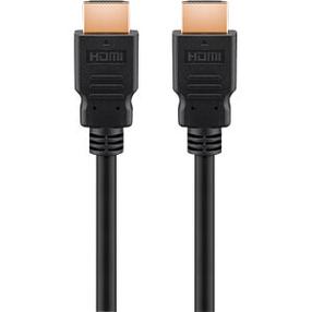 Кабель Goobay HDMI male, HDMI male, 3 м, черный цв.