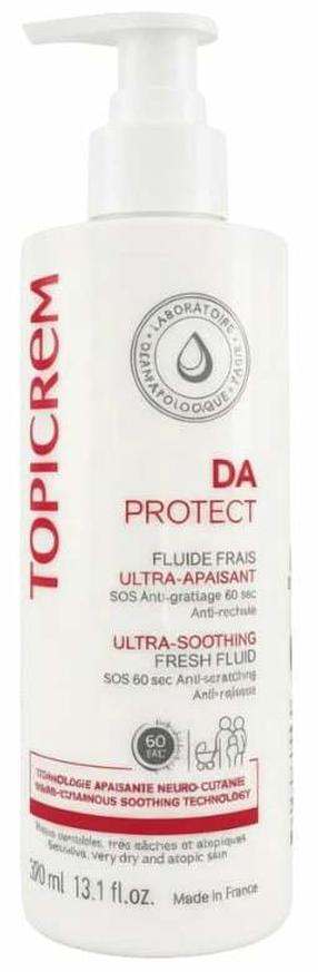 Keha vedelik Topicrem DA Protect Ultra-Soothing Fresh, 390 ml