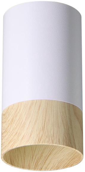 Šviestuvas lubų Candellux Lighting Conti, GU10, 1 x 15 W, ruda sp./balta sp. / balta sp.