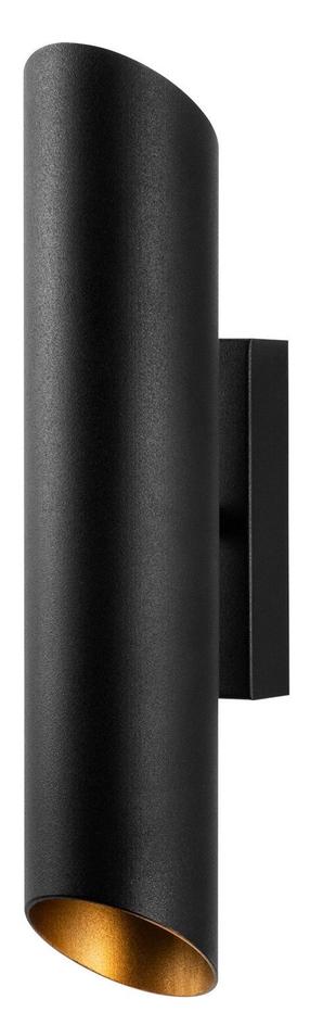 Šviestuvas sieninis Opviq Cut 11820 942FLG1276, G9, 2 x 10 W, juoda sp. / juoda sp.