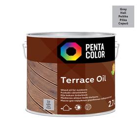 Terasų aliejus Pentacolor Terrace Oil, pilka sp., 2.7 l