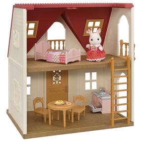 Nukumaja Sylvanian Families Algajate punase katusega maja 5567