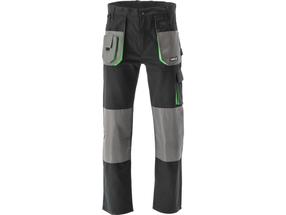 Darba bikses vīriešu Yato Palea YT-80167, melna krās./zaļa krās./pelēka krās., L/XL izmērs