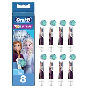 Elektrinio dantų šepetėlio galvutė Braun Kids Disney Frozen II, įvairių spalvų, 8 vnt.