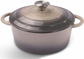 Emaliuotas ketaus puodas Lamart Iron LT1301, Ø22 cm, 2.7 l, rusva sp.
