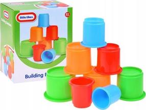 Edukacinė piramidė Little Tikes Building Beakers, įvairių spalvų