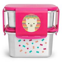 Dėžutė maistui Skip Hop Zoo Lunch Kit, 757 ml, 3 m., plastikas/nerūdijantysis plienas, rožinė sp.