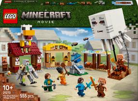 Конструктор LEGO® Minecraft Нападение шара-гаста на деревню 21273, 555 шт.