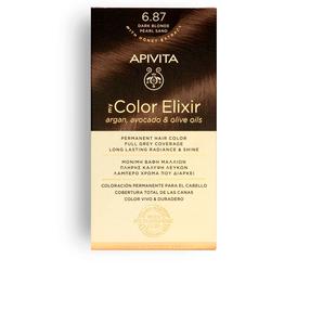 Plaukų dažai Apivita My Color Elixir, dark pearly sand blonde sp., 6.87, 50 ml