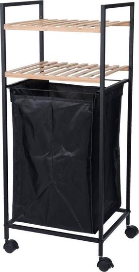 Pesukorv Bathroom Solutions K-78450007, 50 l, must v., 38 cm x 32 cm x 89.5 cm
