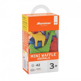 Konstruktorius Marioinex Mini Waffle Gyvūnai 07436, 42 vnt.