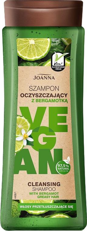 Šampūns Joanna Vegan with Bergamot, 300 ml