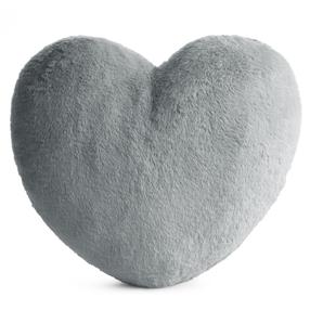 Dekoratyvinė pagalvėlė Heart, sidabro sp., 45 cm x 45 cm