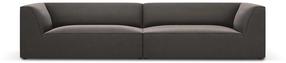 Sofa Micadoni Home Ruby Velvet, tamsiai pilka sp., 302 x 93 cm x 69 cm