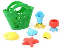 Vonios žaislų komplektas Green Toys Tide Pool, įvairių spalvų