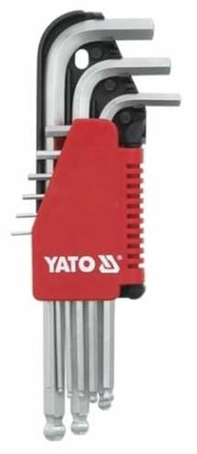 Набор шестигранных ключей Yato YT-0507, шестигранная, 9 шт.