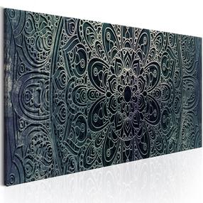Reproduktsioon Artgeist Mandala: Malachite Calm N6564-DK150, 150 cm x 50 cm