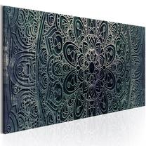 Reprodukcija Artgeist Mandala: Malachite Calm N6564-DK150, 150 cm x 50 cm