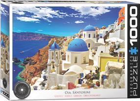 Dėlionė Eurographics Oia Santorini Greece 6000-0944, 67.6 cm x 48.9 cm, 1000 vnt., įvairių spalvų