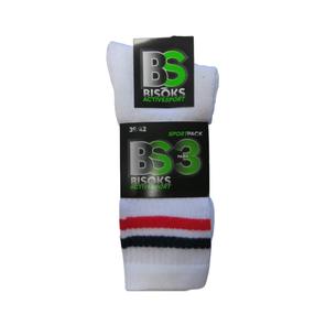 Спортивные носки Bisoks Sport 11011K, белый цв., 43-46, 3 шт.