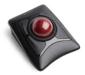 Bezvadu datora pele Kensington Expert Trackball, melna krās.